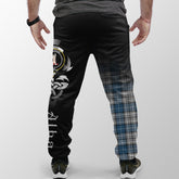 Napier Modern Tartan Crest Jogger Sweatpants - Alba Celtic Style